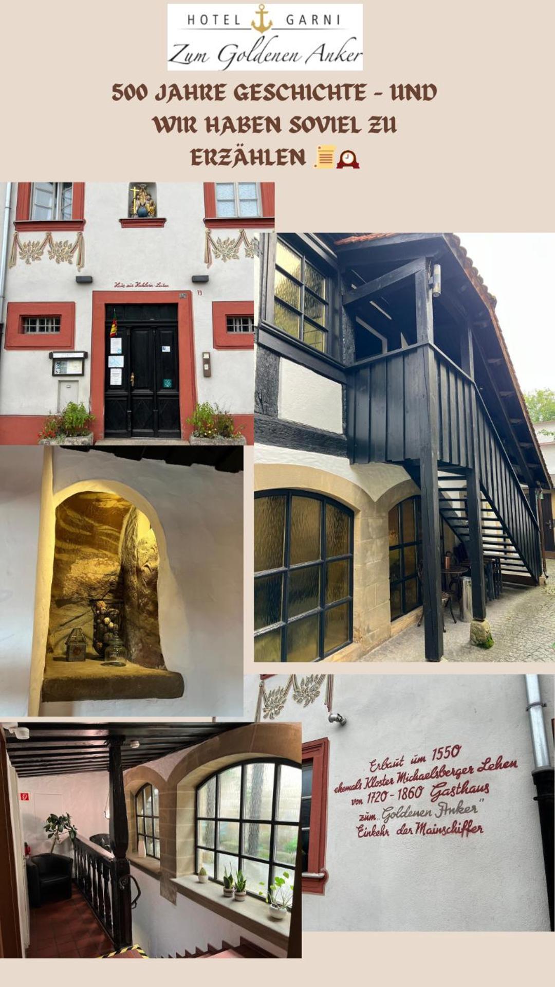 Hotel Zum Goldenen Anker Bamberg Kültér fotó